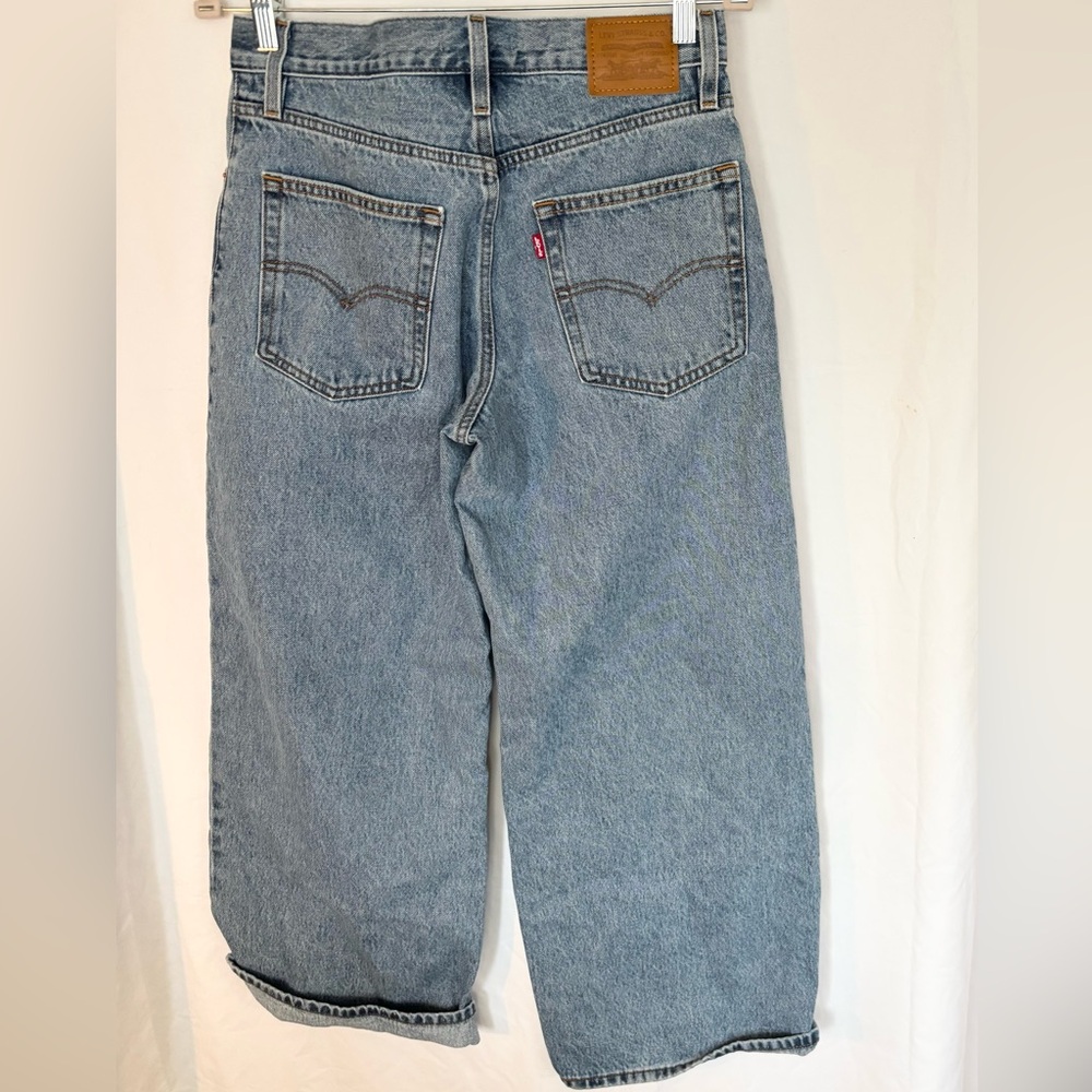 Levi's XL STRAIGHT Women's Wide Leg Jeans 26x29 - Picture 6 of 10